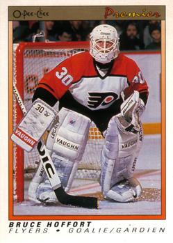 #42 Bruce Hoffort - Philadelphia Flyers - 1990-91 O-Pee-Chee Premier Hockey