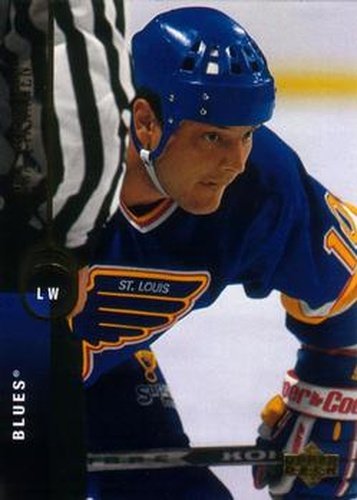 #42 Esa Tikkanen - St. Louis Blues - 1994-95 Upper Deck Hockey