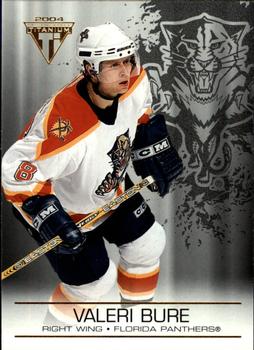 #42 Valeri Bure - Florida Panthers - 2003-04 Pacific Private Stock Titanium Hockey