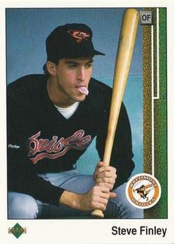 #742 Steve Finley - Baltimore Orioles - 1989 Upper Deck Baseball