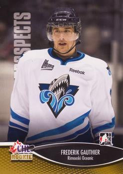 #42 Frederik Gauthier - Rimouski Oceanic - 2012-13 In The Game Heroes and Prospects Hockey