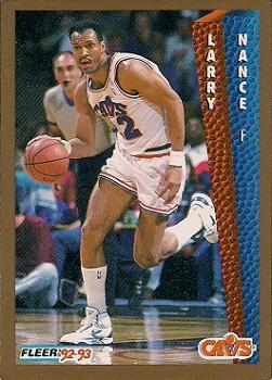 #42 Larry Nance - Cleveland Cavaliers - 1992-93 Fleer Basketball