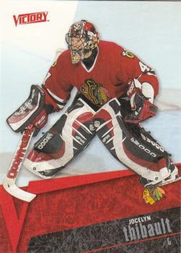 #42 Jocelyn Thibault - Chicago Blackhawks - 2003-04 Upper Deck Victory Hockey