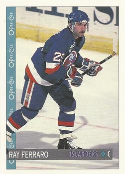 #42 Ray Ferraro - New York Islanders - 1992-93 O-Pee-Chee Hockey