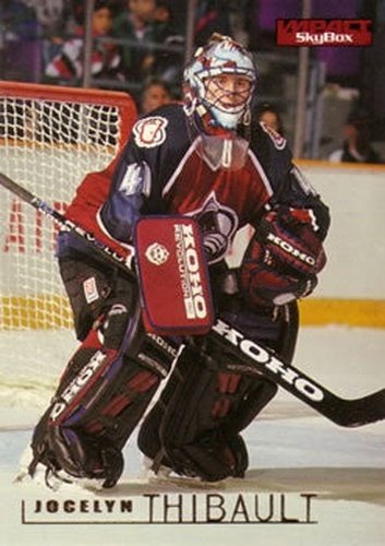#42 Jocelyn Thibault - Colorado Avalanche - 1995-96 SkyBox Impact Hockey