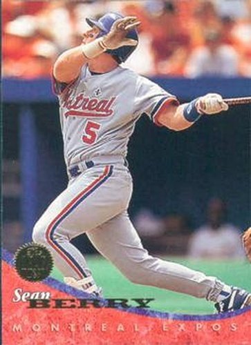 #42 Sean Berry - Montreal Expos - 1994 Leaf Baseball