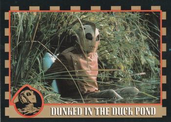 #42 Dunked in the Duck Pond - 1991 Topps The Rocketeer