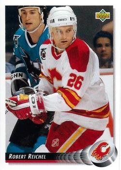 #42 Robert Reichel - Calgary Flames - 1992-93 Upper Deck Hockey