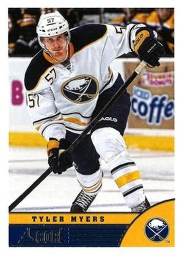 #42 Tyler Myers - Buffalo Sabres - 2013-14 Score Hockey