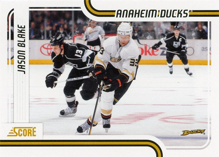 #42 Jason Blake - Anaheim Ducks - 2011-12 Score Hockey