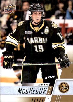 #42 Ryan McGregor - Sarnia Sting - 2017-18 Upper Deck CHL Hockey