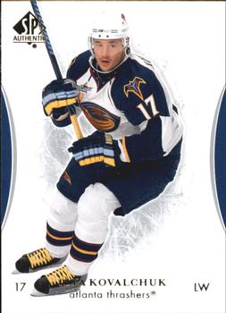 #42 Ilya Kovalchuk - Atlanta Thrashers - 2007-08 SP Authentic Hockey