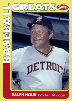 #42 Ralph Houk - Detroit Tigers - 1991 Swell Baseball Greats