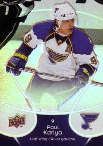 #42 Paul Kariya - St. Louis Blues - 2009-10 Upper Deck McDonald's Hockey