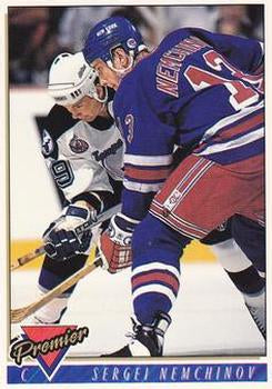#42 Sergei Nemchinov - New York Rangers - 1993-94 Topps Premier Hockey