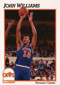 #42 John Williams - Cleveland Cavaliers - 1991-92 Hoops Basketball