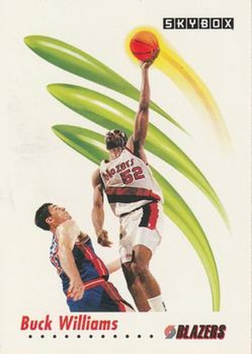 #242 Buck Williams - Portland Trail Blazers - 1991-92 SkyBox Basketball