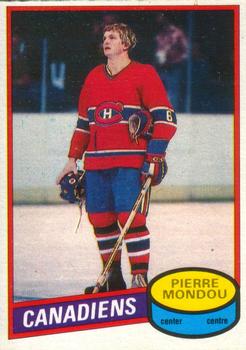 #42 Pierre Mondou - Montreal Canadiens - 1980-81 O-Pee-Chee Hockey