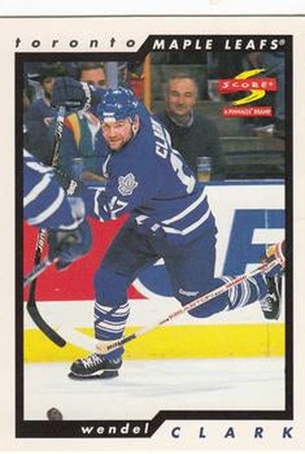 #42 Wendel Clark - Toronto Maple Leafs - 1996-97 Score Hockey