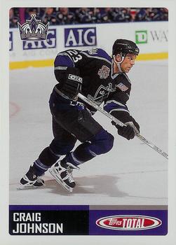 #42 Craig Johnson - Los Angeles Kings - 2002-03 Topps Total Hockey