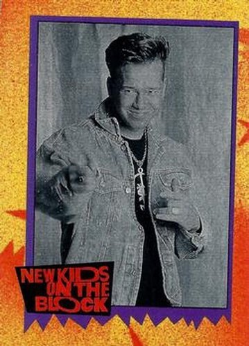 #42b Vital Statistics - Donnie Wahlberg - 1989 Topps New Kids on the Block