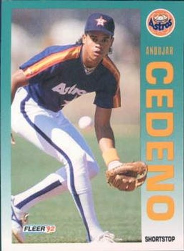 #430 Andujar Cedeno - Houston Astros - 1992 Fleer Baseball