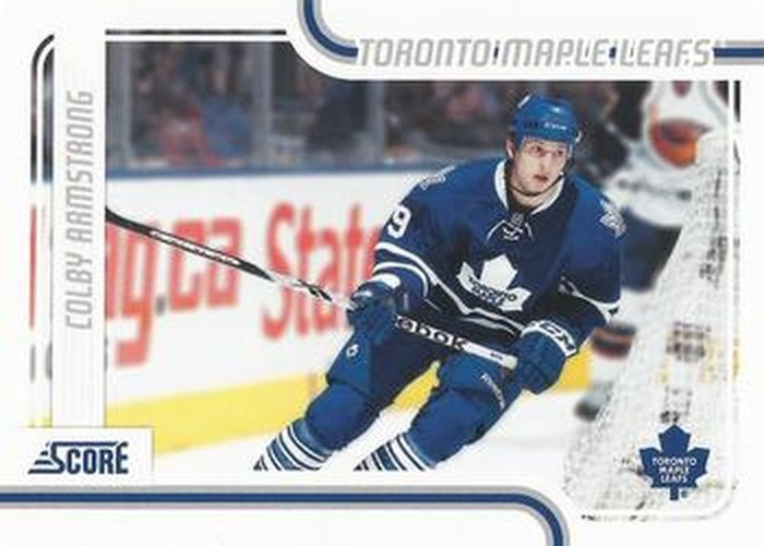 #430 Colby Armstrong - Toronto Maple Leafs - 2011-12 Score Hockey