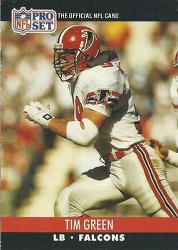 #430 Tim Green - Atlanta Falcons - 1990 Pro Set Football