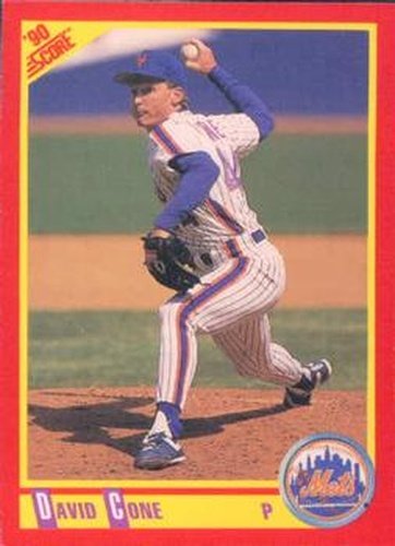 #430 David Cone - New York Mets - 1990 Score Baseball