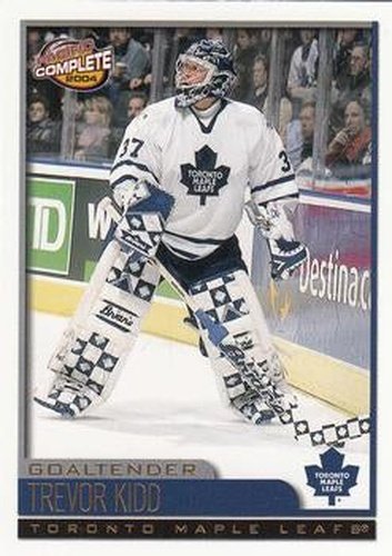 #430 Trevor Kidd - Toronto Maple Leafs - 2003-04 Pacific Complete Hockey