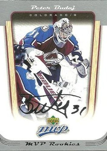 #430 Peter Budaj - Colorado Avalanche - 2005-06 Upper Deck MVP Hockey