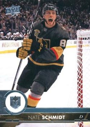 #430 Nate Schmidt - Vegas Golden Knights - 2017-18 Upper Deck Hockey