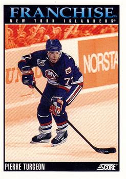 #430 Pierre Turgeon - New York Islanders - 1992-93 Score USA Hockey