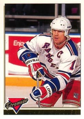 #430 Mark Messier - New York Rangers - 1993-94 O-Pee-Chee Premier Hockey - Gold