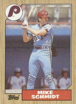 #430 Mike Schmidt - Philadelphia Phillies - 1987 Topps Baseball