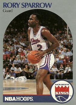 #430 Rory Sparrow - Sacramento Kings - 1990-91 Hoops Basketball