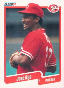 #430 Jose Rijo - Cincinnati Reds - 1990 Fleer USA Baseball
