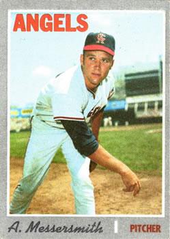 #430 A. Messersmith - California Angels - 1970 Topps Baseball