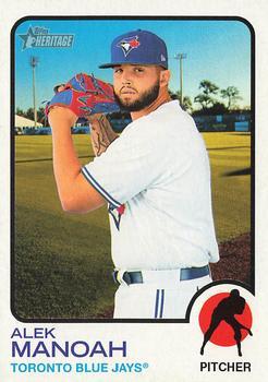 #430 Alek Manoah - Toronto Blue Jays - 2022 Topps Heritage Baseball