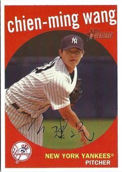 #430 Chien-Ming Wang - New York Yankees - 2008 Topps Heritage Baseball