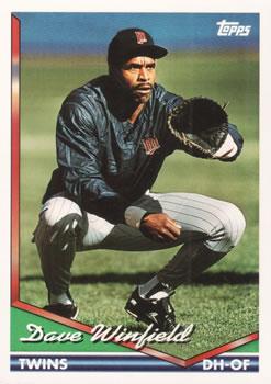 #430 Dave Winfield - Minnesota Twins - 1994 Topps Baseball