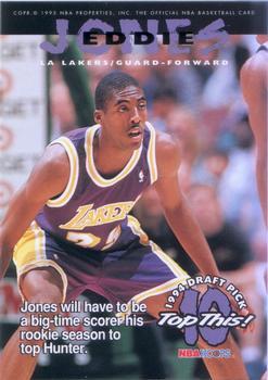 #430 Eddie Jones / Lindsey Hunter - Los Angeles Lakers / Detroit Pistons - 1994-95 Hoops Basketball