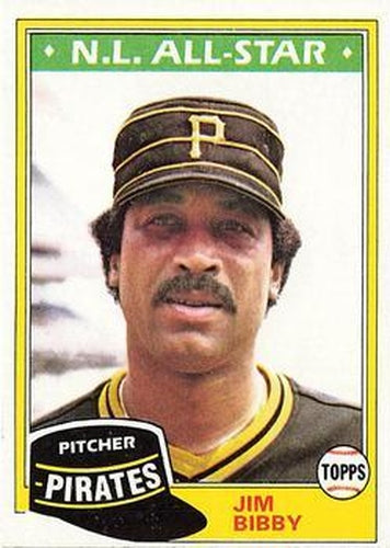 #430 Jim Bibby - Pittsburgh Pirates - 1981 Topps Baseball