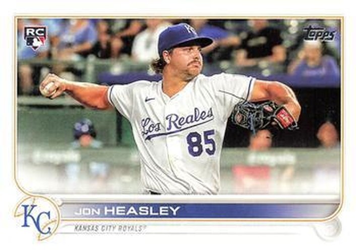 #430 Jon Heasley - Kansas City Royals - 2022 Topps Baseball