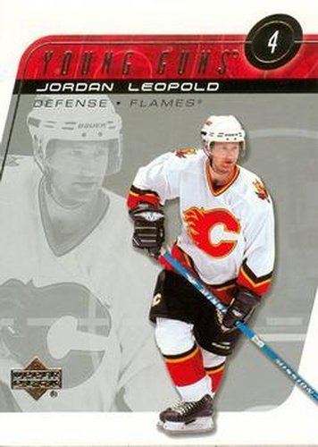 #430 Jordan Leopold - Calgary Flames - 2002-03 Upper Deck Hockey