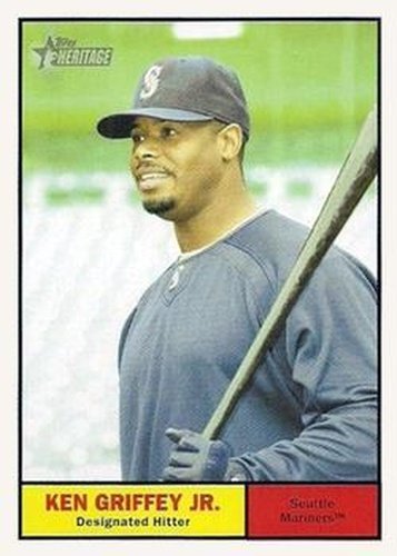 #430 Ken Griffey Jr. - Seattle Mariners - 2010 Topps Heritage Baseball