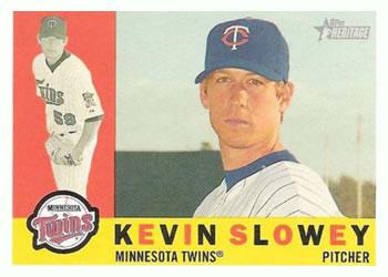 #430 Kevin Slowey - Minnesota Twins - 2009 Topps Heritage Baseball