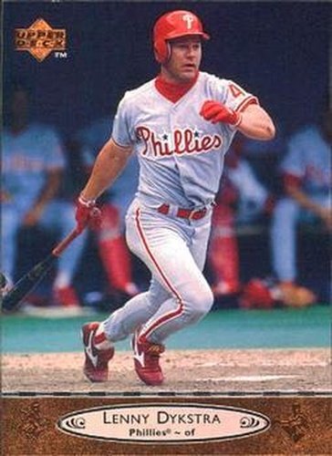 #430 Lenny Dykstra - Philadelphia Phillies - 1996 Upper Deck Baseball