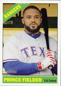 #430 Prince Fielder - Texas Rangers - 2015 Topps Heritage Baseball