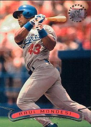 #430 Raul Mondesi - Los Angeles Dodgers - 1996 Stadium Club Baseball